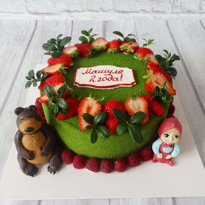 Cake Masha and the bear - YouTube