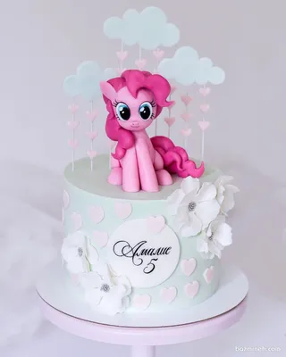 Пони тоже кони Но такие милые☁️ | Cake, Birthday cake, Desserts