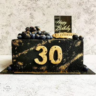 Корпоративный торт 30 лет — купить по цене 900 руб/кг. | Интернет магазин  Promocake в Москве