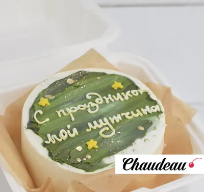Бенто торт на 23 февраля BT2F014970 - заказать по цене от 1 550 руб., с  доставкой по Москве – Кондитерская Chaudeau