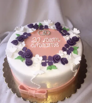 Торт на 5 лет свадьбы - 73 photo
