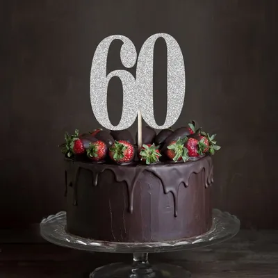 Торт на юбилей 60 лет | Рецепты еды, Еда, Красивые торты