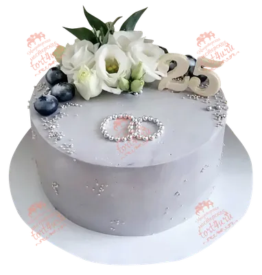 Ещё сегодня был вот такой нежный торт на серебряную свадьбу 💎  #тортнасеребрянуюсвадьбу | Birthday cake decorating, Cake, 25 anniversary  cake