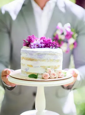 Торт на свадьбу №1048 по цене: 2500.00 руб в Москве | Lv-Cake.ru