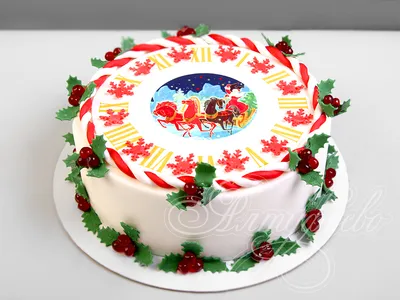 Торт \"Новогодние часы\" - VIVA торт - Торты на заказ