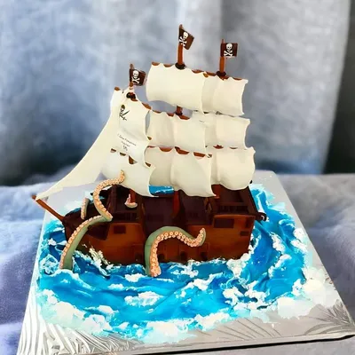 Торт «Пиратский корабль»