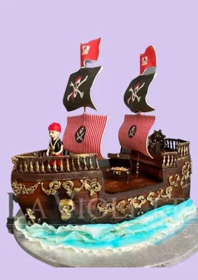 Торт Джейк и пираты (M6397) — на заказ по цене 950 рублей кг | Кондитерская  Мамишка Москва