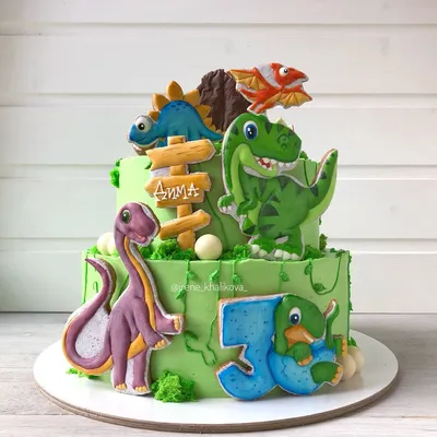 Вафельная картинка на торт Поезд Динозавров с днем рождения PrinTort  131287554 купить за 274 ₽ в интернет-магазине Wildberries