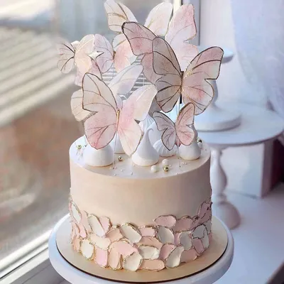 Торт с бабочками фото фото