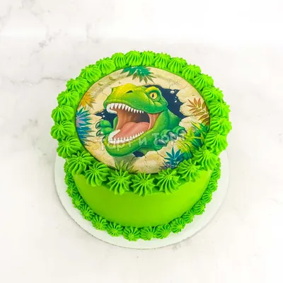 Торт с динозаврами категории торты «Динозавры»