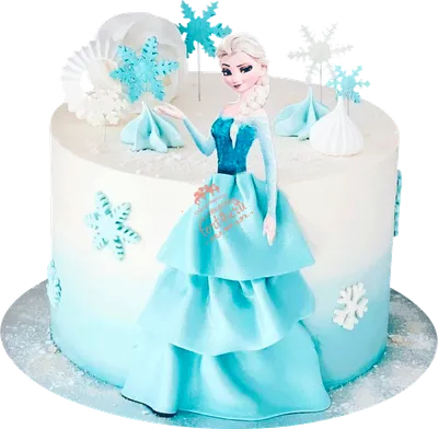 Детский торт Эльза | Детские торты Холодное сердце с Эльзой и Анной на  заказ.