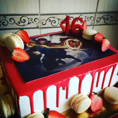 Торт с фотопечатью на заказ с доставкой по Москве, цена десерта в каталоге  на сайте пироженка.рф