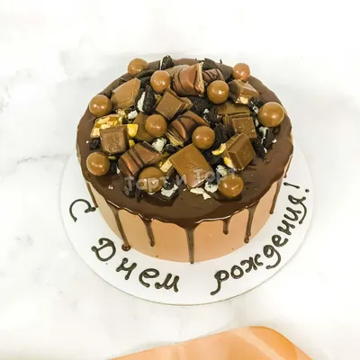 Купить Торт №41 - Шоколадный шоколад в СПб | Торты с доставкой по СПБ!  Кондитерская \"Тарт и Торт\"