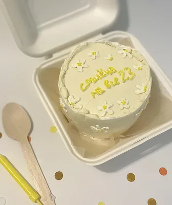 Бенто торт «Надпись» - Бенто торты СПБ, CAKE TO GO