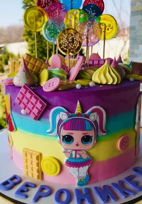 ☆Детский торт Куклы Лол 1. Созвездие сладостей
