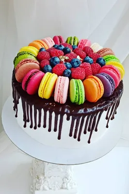 Ягодный macaron cake | Macaron cake, Macarons, Desserts