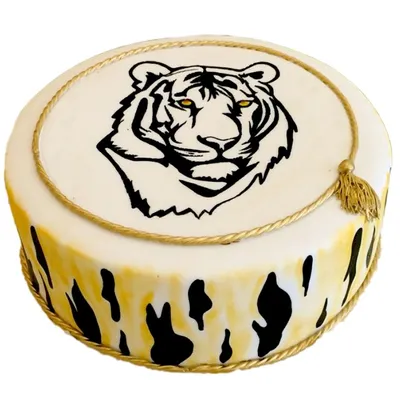 Торт с Золотым Тигром 05062120 стоимостью 22 750 рублей - торты на заказ  ПРЕМИУМ-класса от КП «Алтуфьево»