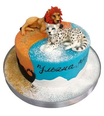 Торт с животными №1133 по цене: 2500.00 руб в Москве | Lv-Cake.ru