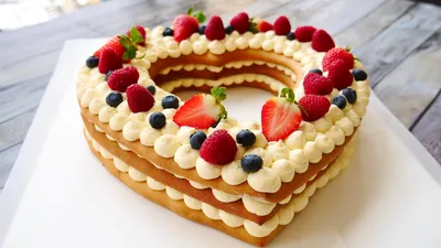 Торт СЕРДЦЕ ✧ Универсальный Торт на Любой Праздник - YouTube