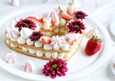 Медовый торт \"Сердце\" - пошаговый рецепт с фото на Повар.ру