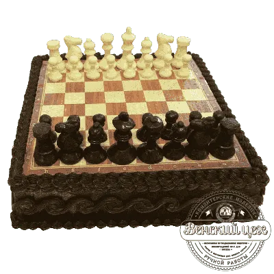 Торт Шахматы №972 по цене: 2500.00 руб в Москве | Lv-Cake.ru