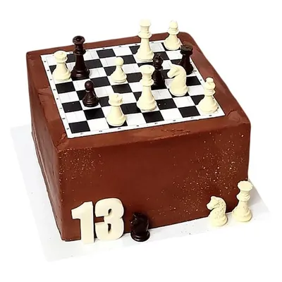Торт для шахматиста, но это и так понятно 😉 . Торт НЕ покрыт мастикой и я  не понимаю почему многие так думают 🤔 . Я, к слову сказать, … | Cupcakes,  Torten, Backen
