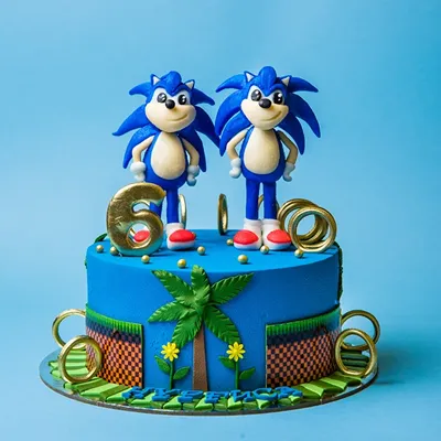 Оформление торта в стиле Соник_How to make a Sonic style cake_Como fazer um  bolo de estilo Sonic - YouTube