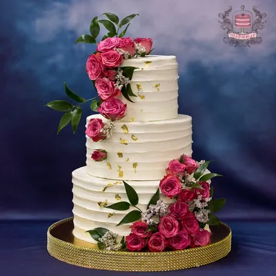 Торт свадебный без мастики фото фото