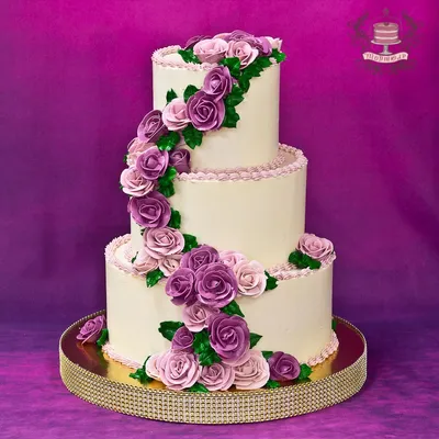 Торт Свадебный без мастики на заказ в СПб | Шоколадная крошка