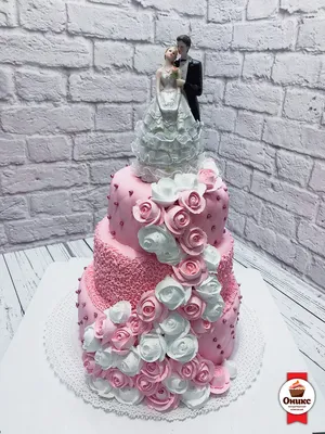 Свадебный ярусный торт | Classic wedding cake, Modern wedding cake, Dream  wedding cake