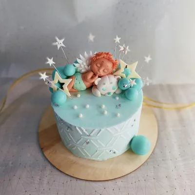 Двухъярусный торт сразу на два события😍 Годик сыну👶 и 31 год папе👨 |  Instagram