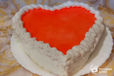 Торт \"Любящее сердце\" - пошаговый рецепт с фото на Готовим дома