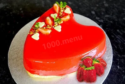 Муссовый торт сердце рецепт с видео - 1000.menu