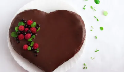 Торт в форме сердца ко Дню Валентина рецепт от дизайнера - Life