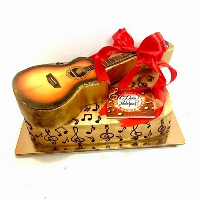 Торт для гитариста - 90 photo