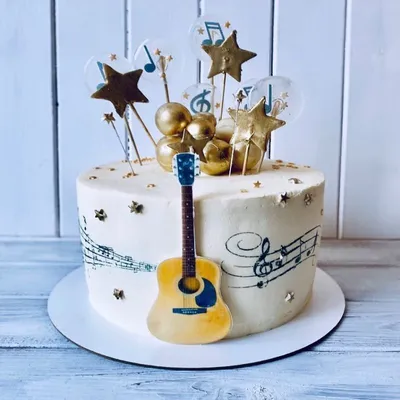 Торт в форме гитары | cakes-shop