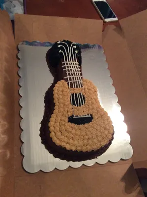 Шедеврально\": кондитер из Днепра изготовил торт в виде гитары