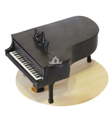 Купить Торт в виде пианино недорого в Москве с доставкой