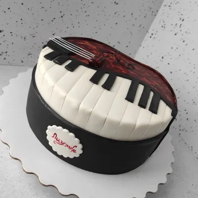 Торт пианино (75 фото)