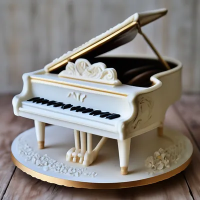 Торт пианино и крипка №152608 заказать с доставкой