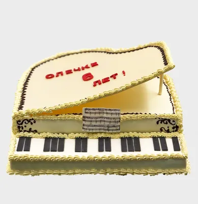 Торт «Пианино» категории торты с клавишными музыкальными инструментами:  торты рояли, пианино, синтезаторы и др.
