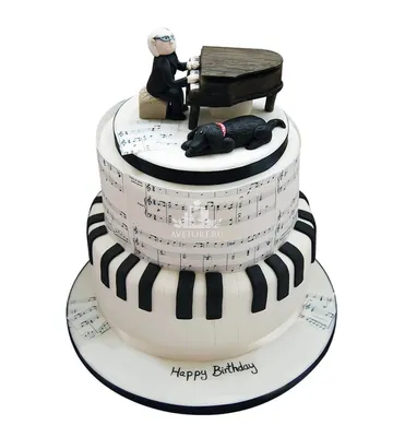 Торт в форме рояля и виолончели Стоковое Фото - изображение насчитывающей  потеха, декоративно: 64524026