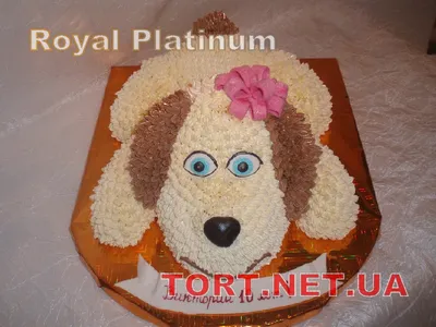 Торт в виде Собаки №4 | Заказать торт недорого в кондитерской Wow-tort