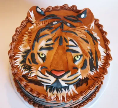 Tiger buttercream cake 😊 | Buttercream cake, Animal cakes, Fondant cake  designs