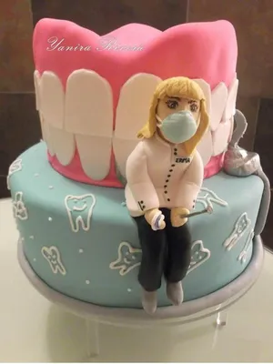 Торт 31 (97) - Торты и печенье для стоматолога - фотогалерея -  Профессиональный стоматологический портал (сайт) «Клуб стоматологов»