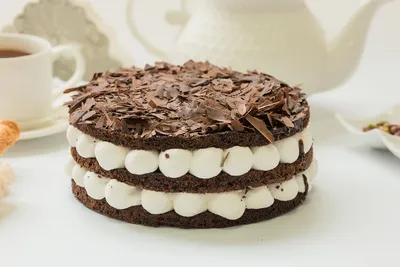 Простой и быстрый торт \"Вупи-пай\" из доступных продуктов. Эффектный  бисквитный шоколадный торт в домашних условиях. Пошаговый рецепт с фото |  Хочу ТОРТ! | Дзен