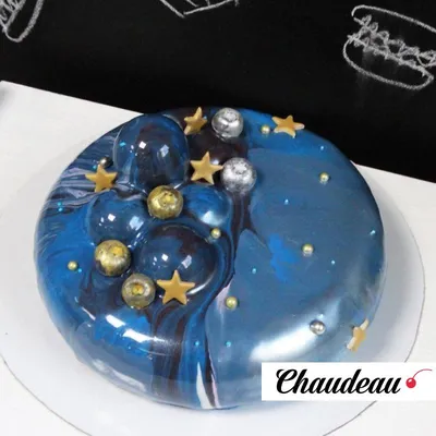 Фирменный торт Торт космический «Звездное небо» - заказать по цене от 2 280  руб., с доставкой по Москве – Кондитерская Chaudeau
