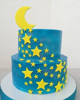 Торт на День рождения «Dark Sky»