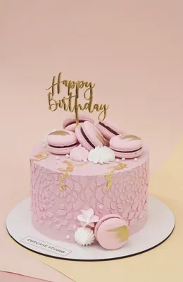 Нежный торт на день рождения девочки на заказ Киев