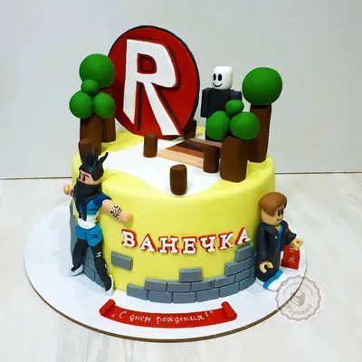 Детский торт РОБЛОКС / Торт Roblox / Roblox cake - YouTube